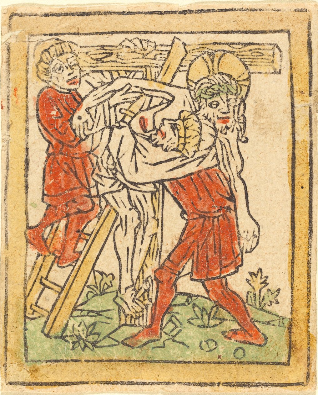 Deponeringen av German 15th Century