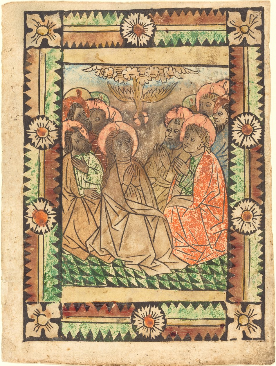 Den hellige ånds nedstigning av German 15th Century