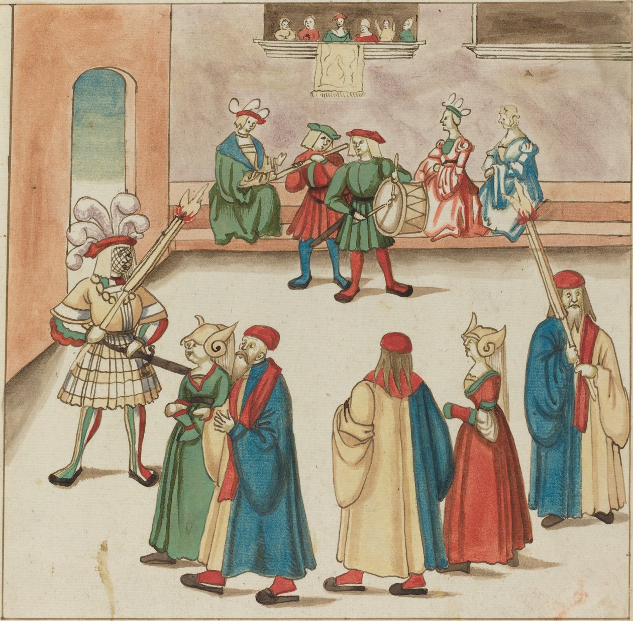 Maskerade av German 16th Century