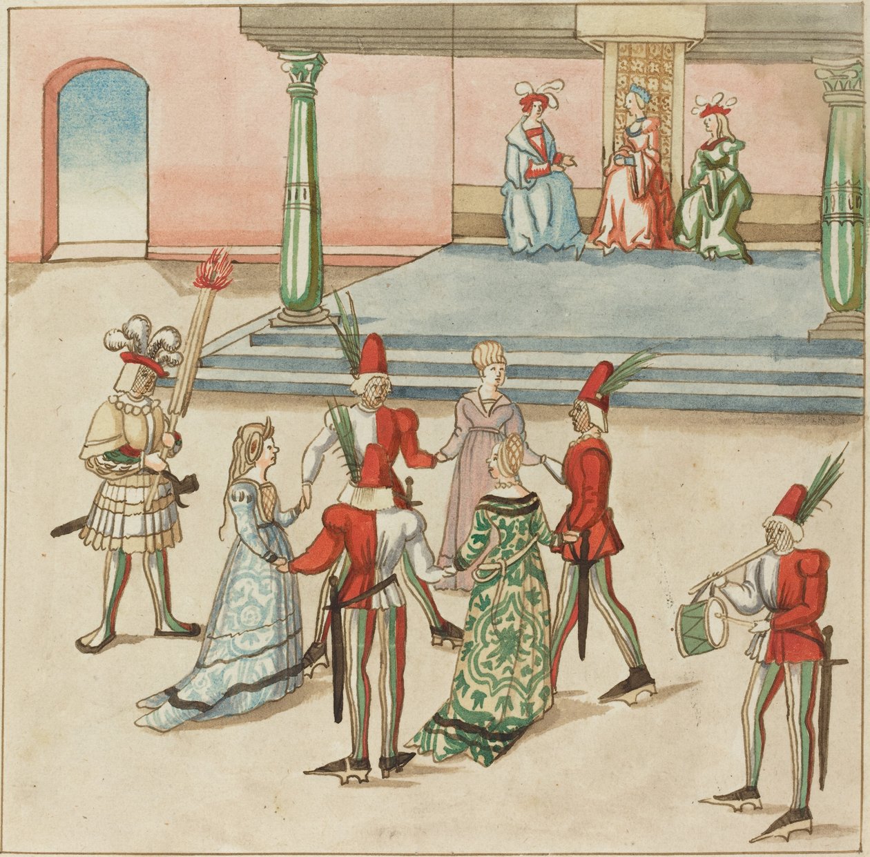 Maskerade av German 16th Century