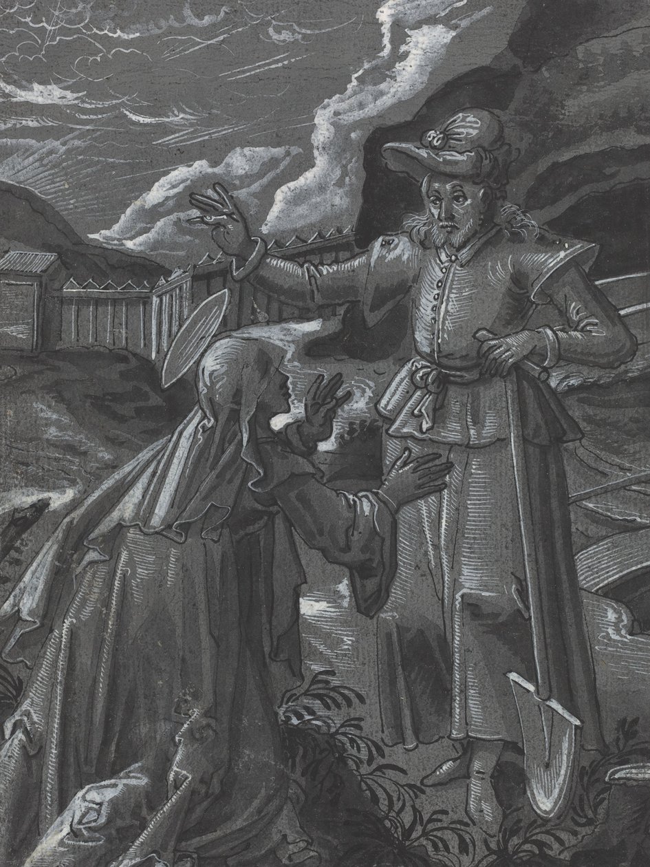 Noli Me Tangere [verso] av German 16th Century