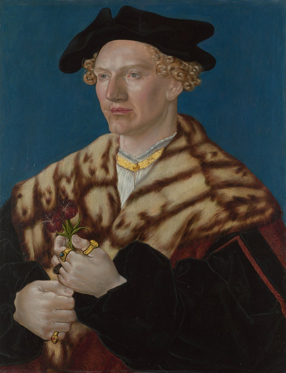 Portrett av en mann, ca 1530 av German Master