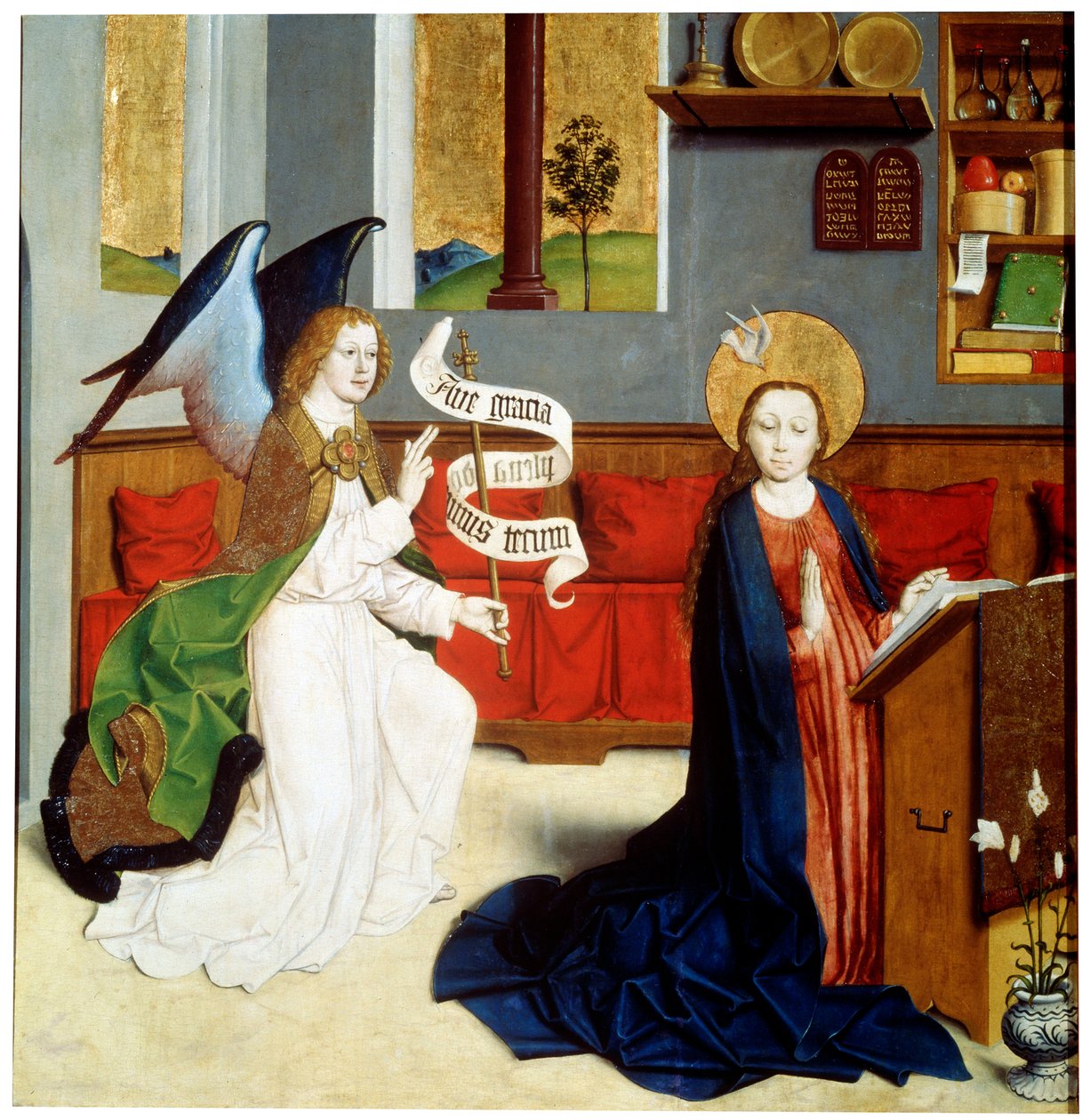 Bebudelsen, c1470-c1480 av German Master