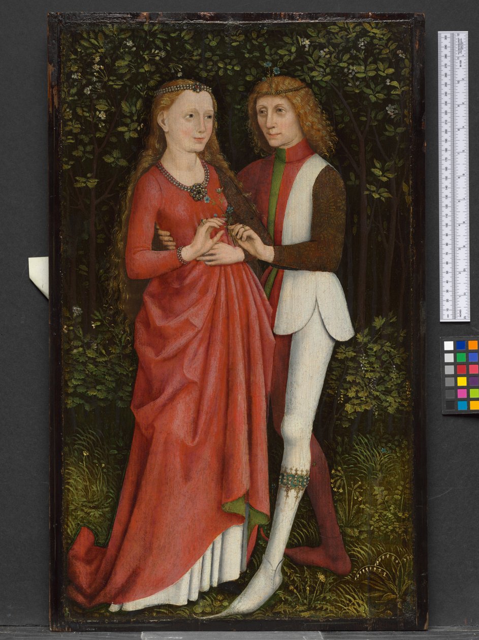 Et brudepar, ca. 1470 av German School