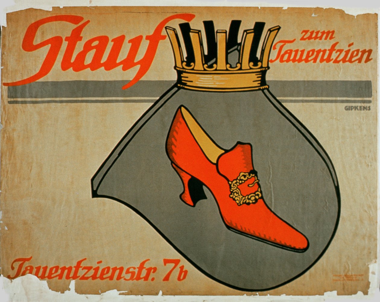 Annonse for Stauf Sko av German School