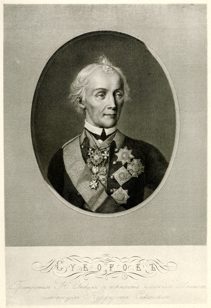 Alexei Vasilyevich Graf Suworow av German School