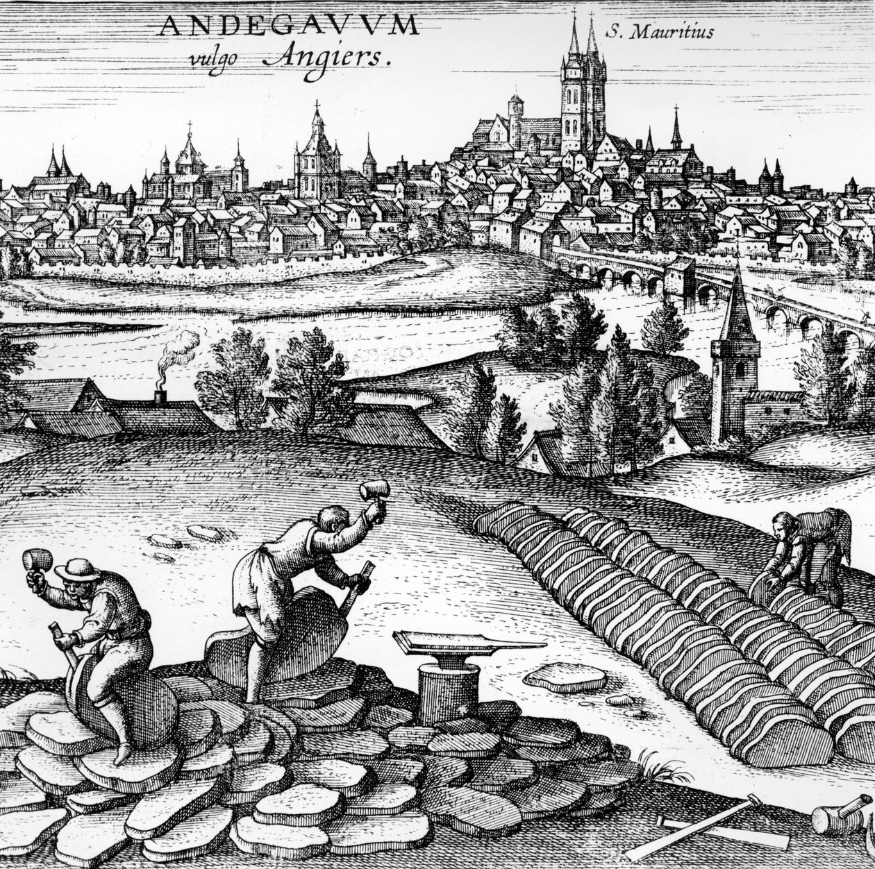Angiers, 1598 av German School