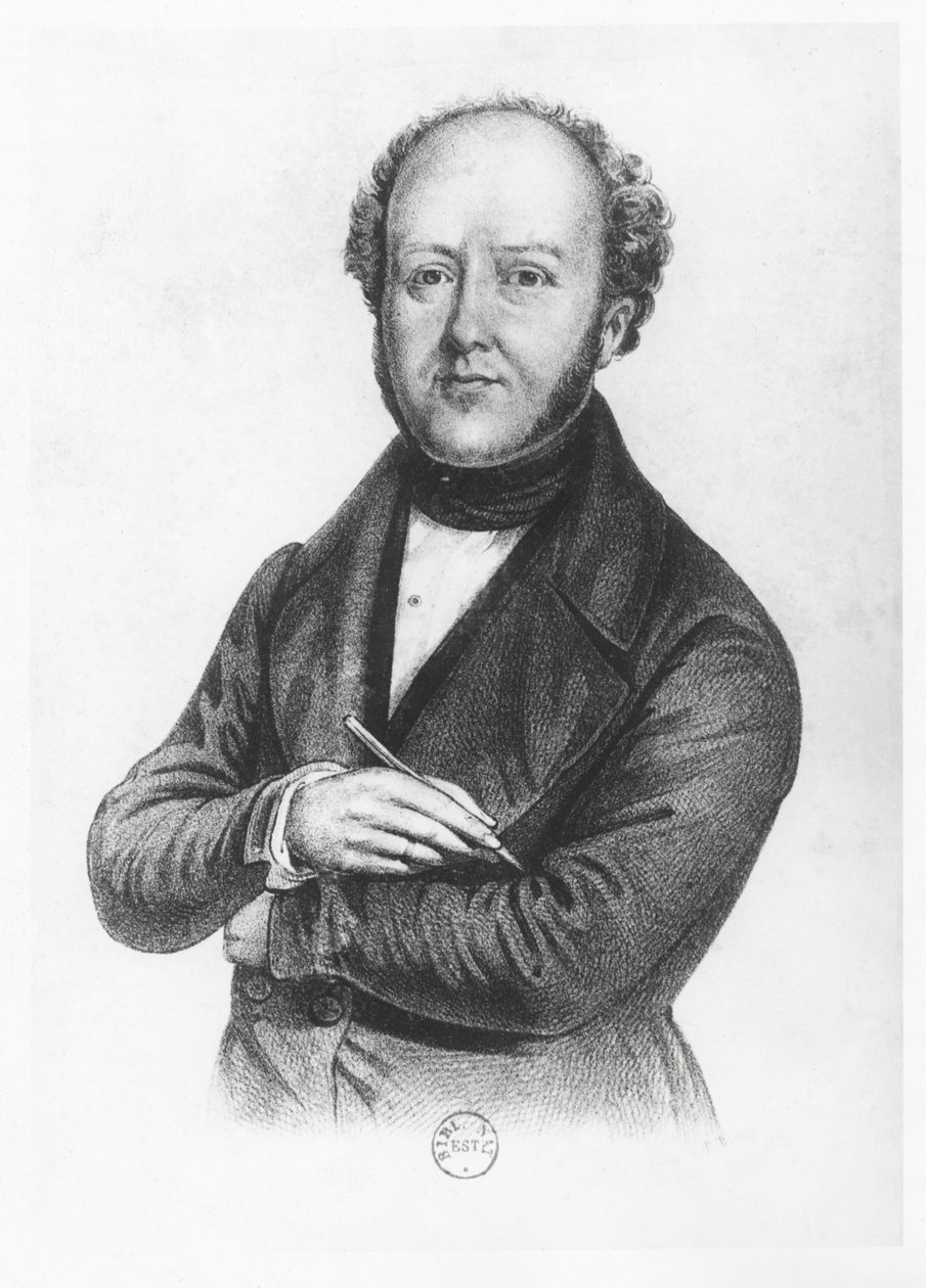 Dagobert von Gerhardt (gravering) av German School