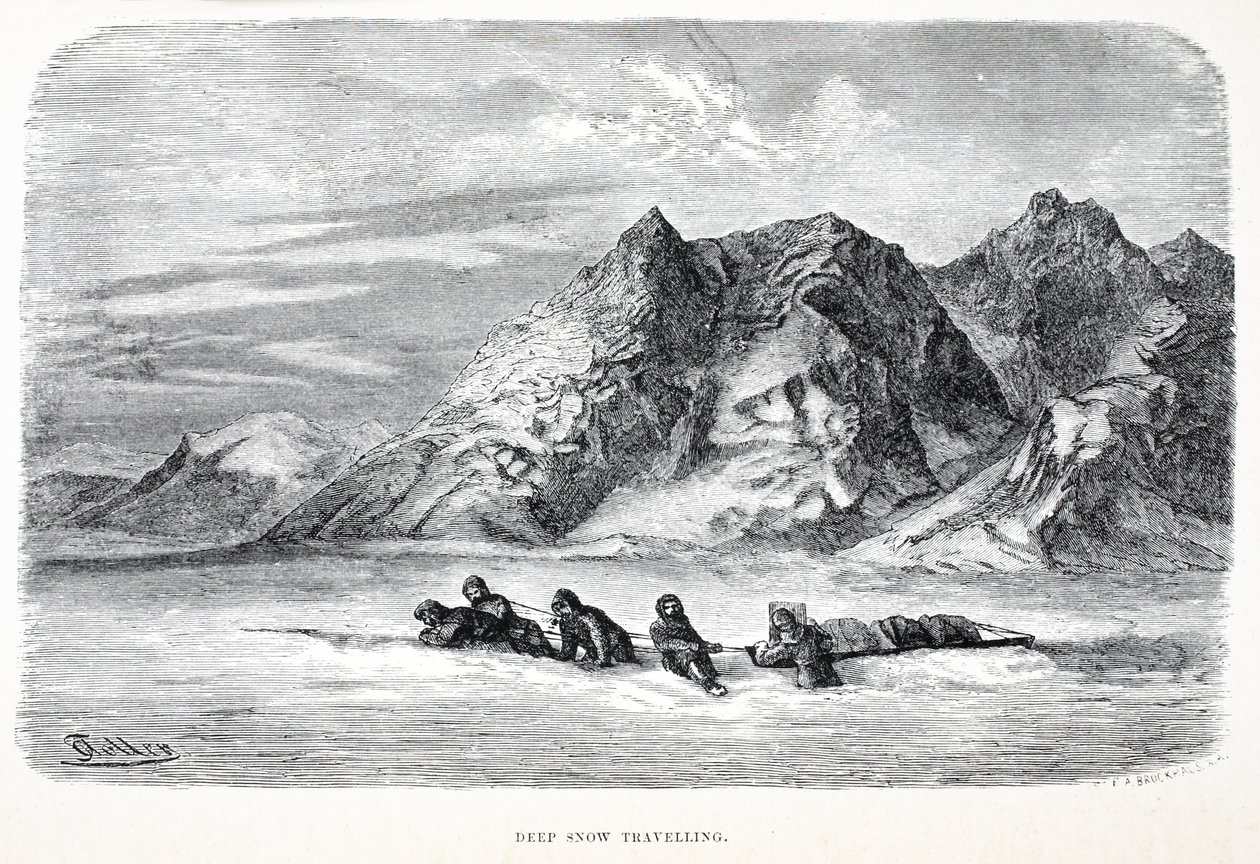 Deep Snow reiser, pub. London 1874 av German School
