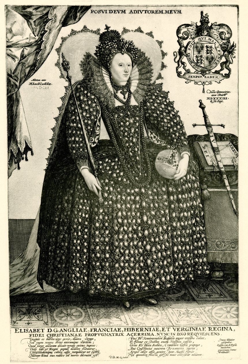 Elizabeth I. av German School