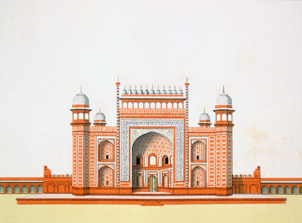 Inngang til Taj Mahal av German School