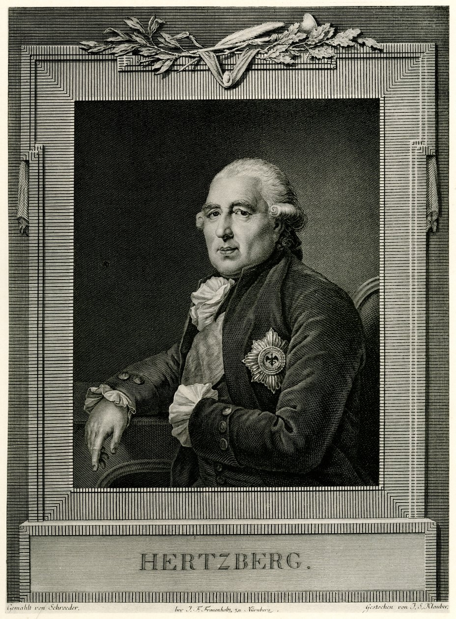 Ewald Friedrich Graf von Hertzberg av German School