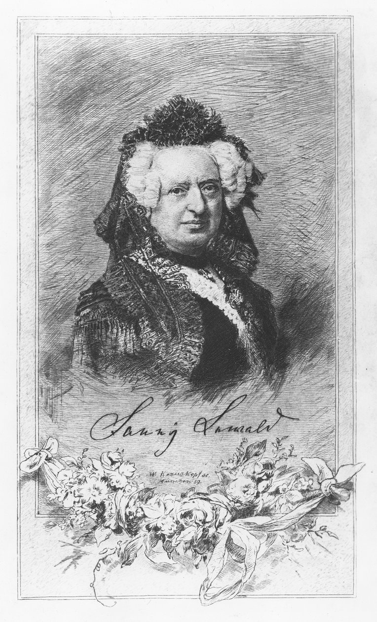 Fanny Lewald (gravering) av German School