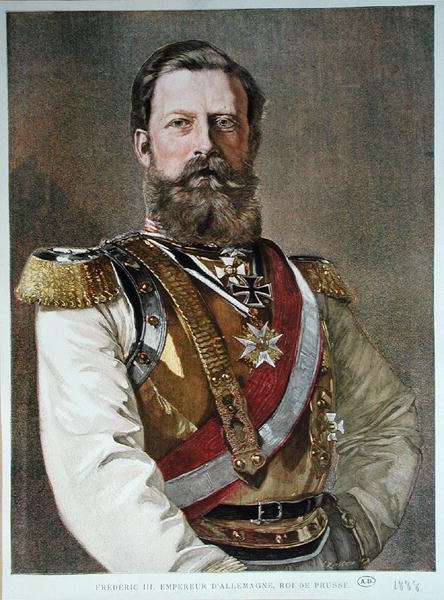 Frederick III (1831–88) 1888 (litho-farge) av German School