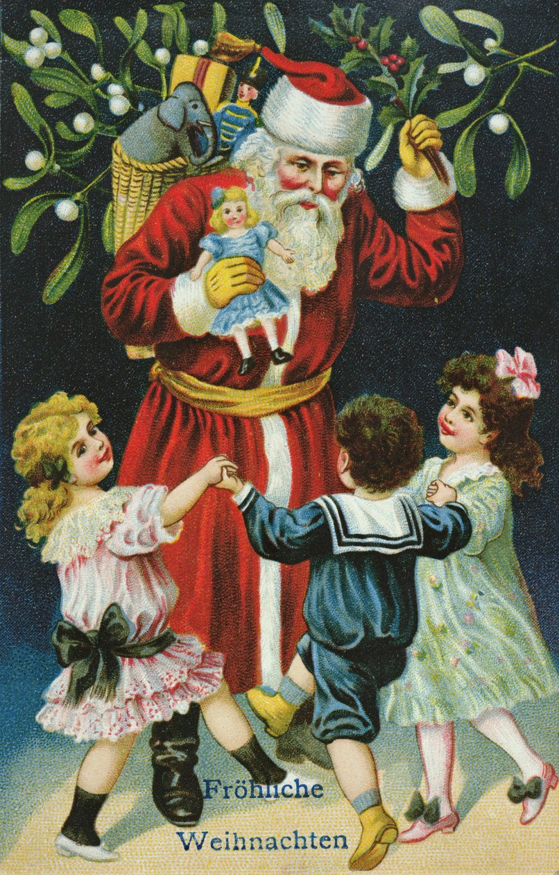 God jul, ca. 1900 av German School