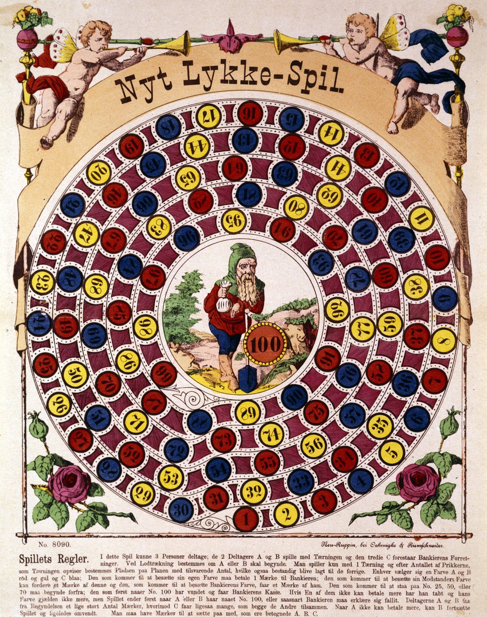 Spill av den tyske gåsen. 1800-tallet. av German School