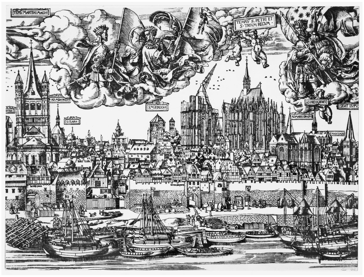 Generell utsikt over Köln, 1531 av German School