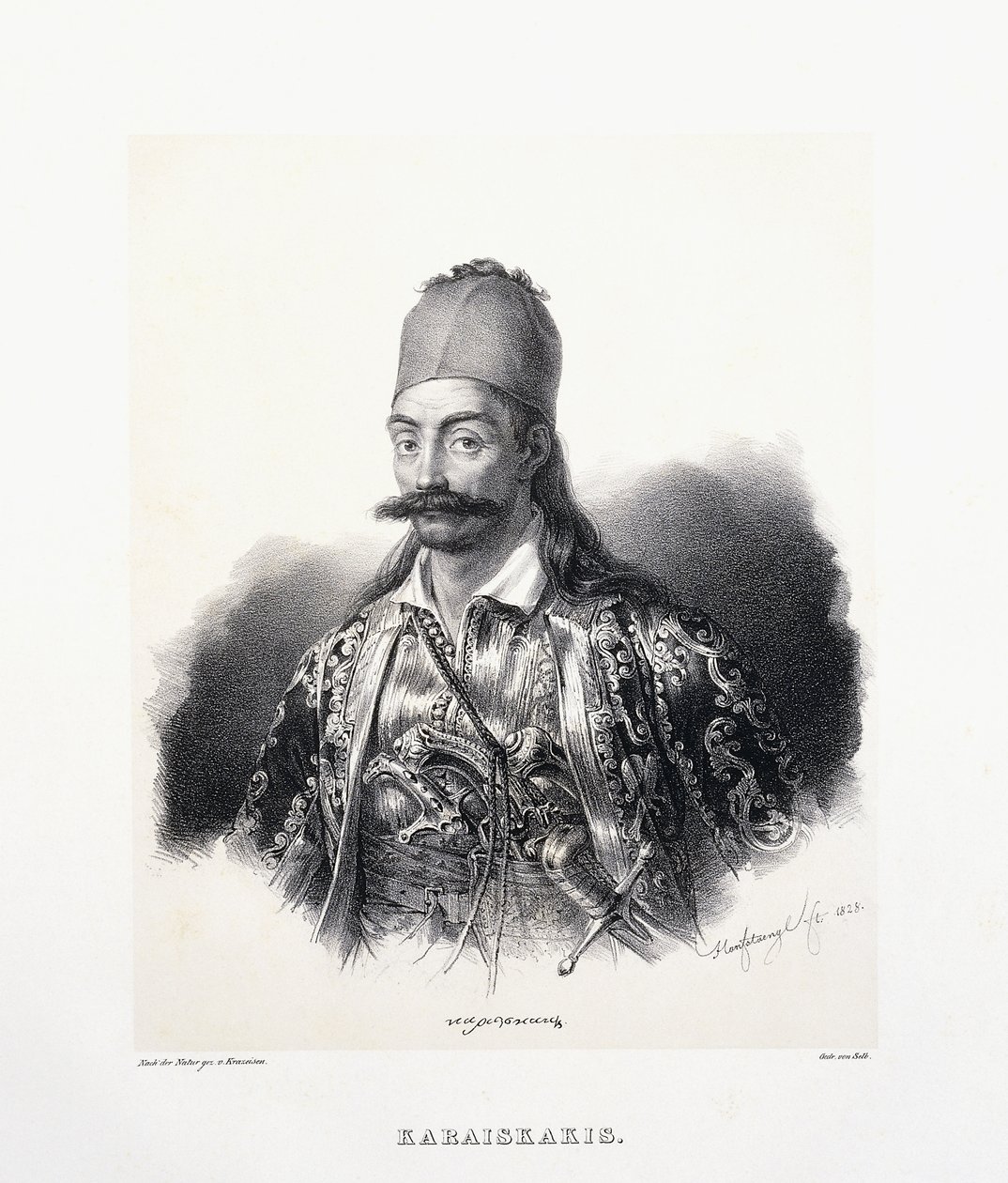Georgios Karaiskis (gresk helt) av German School