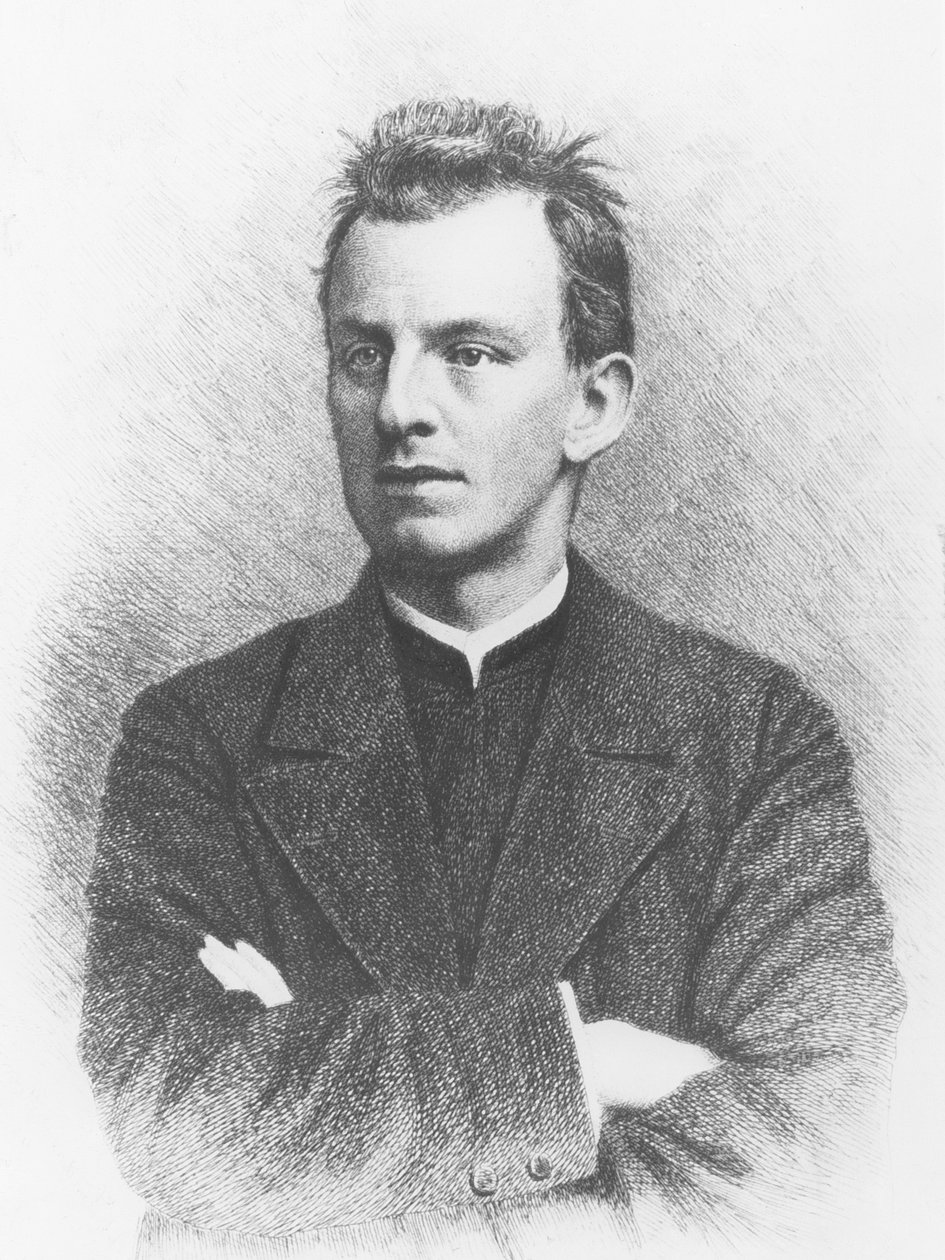 Gerhart Hauptmann (gravering) av German School
