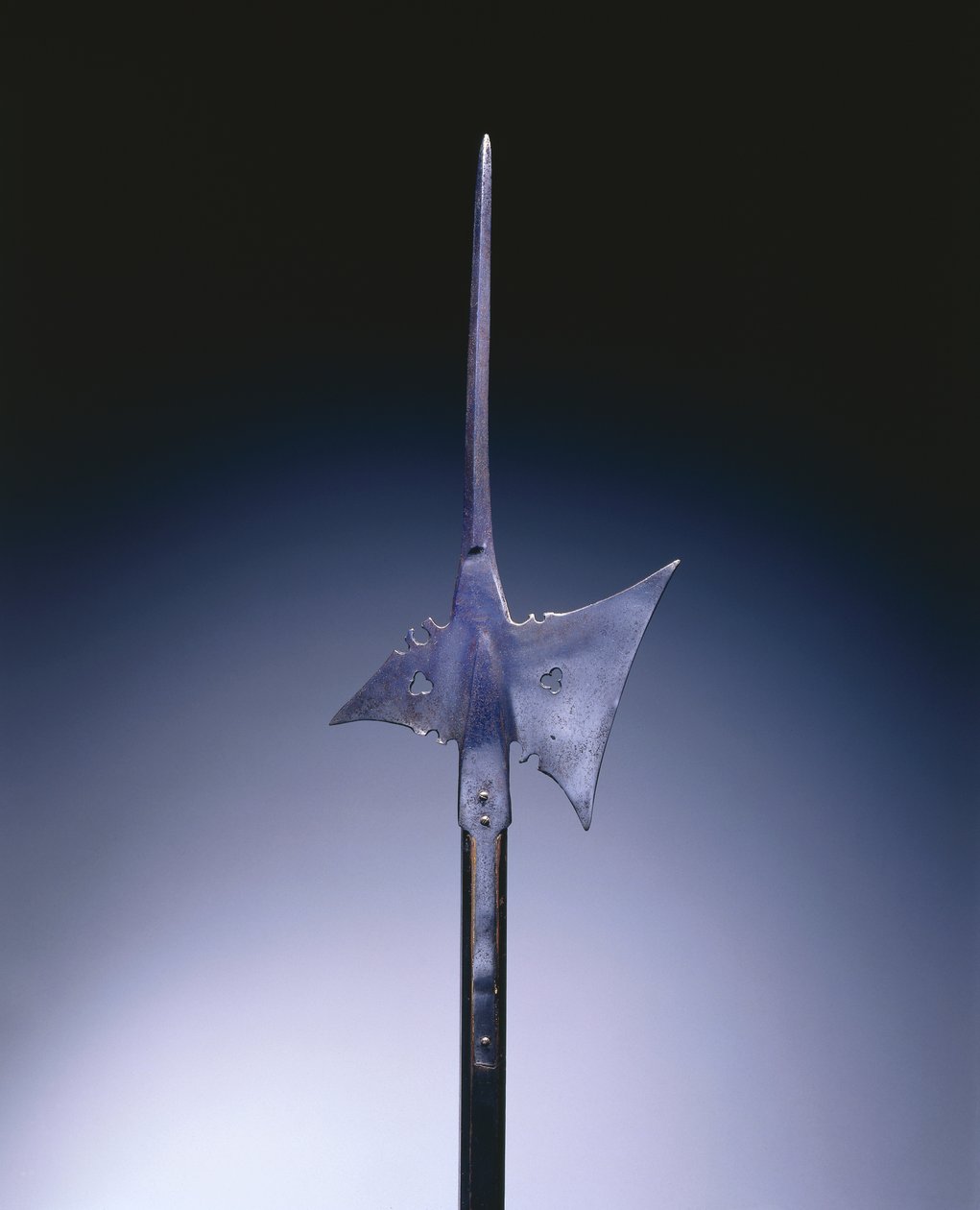 Hellebard, ca. 1550 (stål og tre) av German School