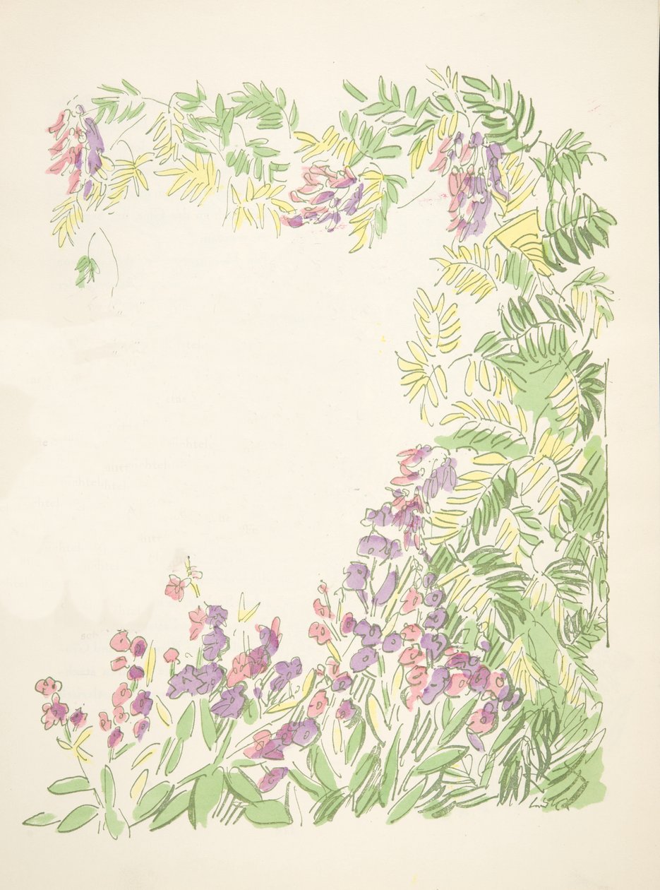 Illustrasjon fra Styl, pub.1922 (pochoir-trykk) av German School