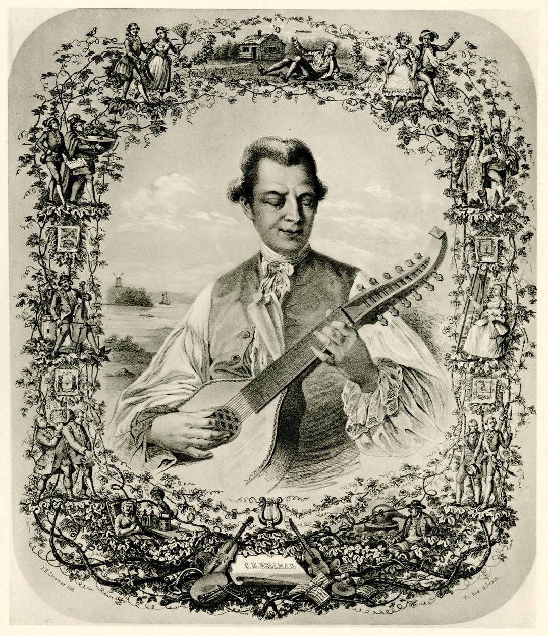 Karl Michael Bellman av German School