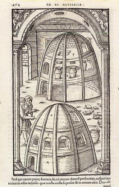 Kilns, fra a Book of Trades av German School