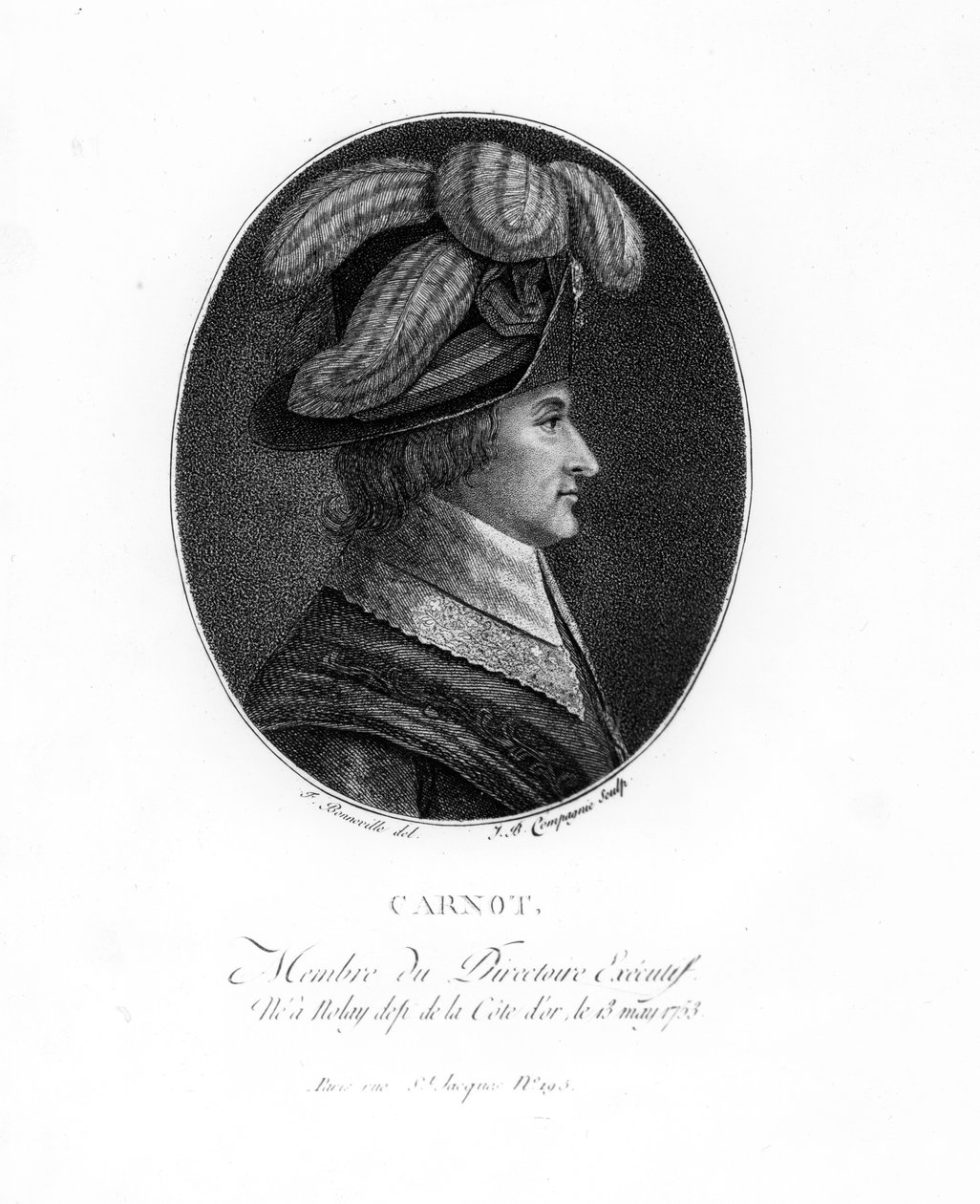 Lazare Nicolas Graf Carnot av German School