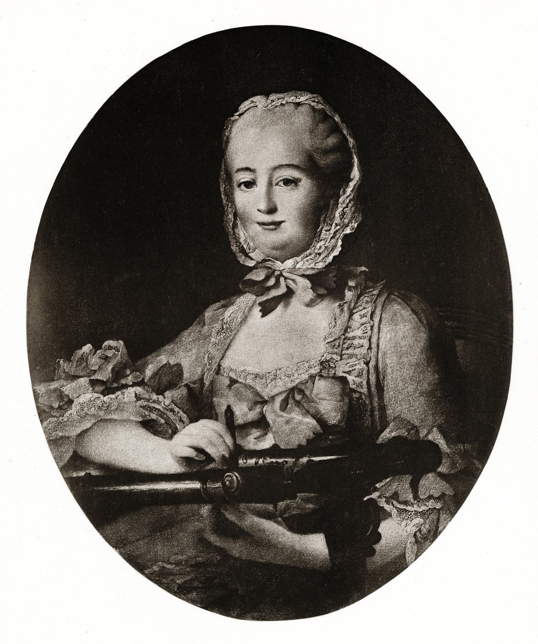 Marquise de Pompadour av German School
