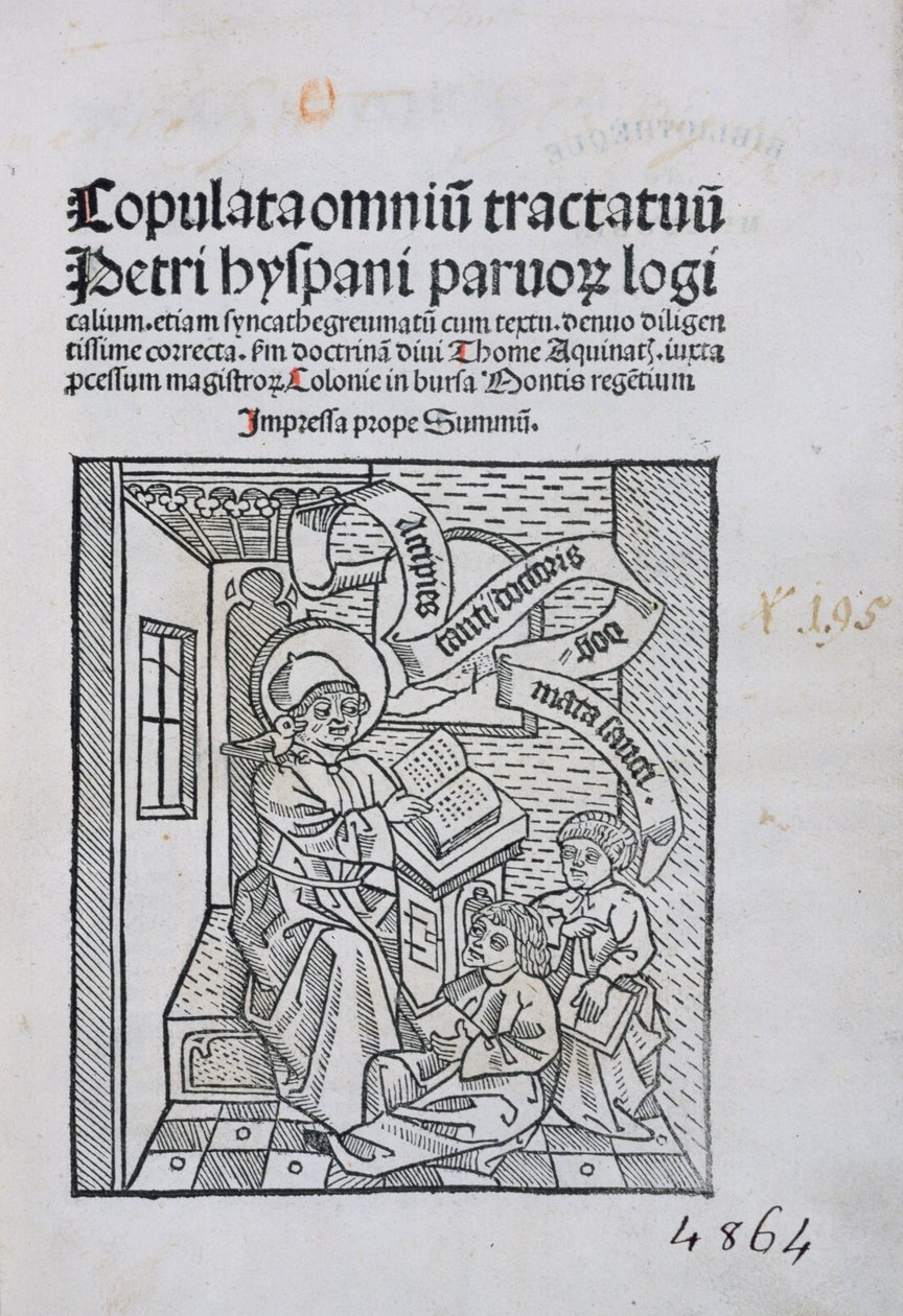 Mester og elever, 1490 av German School