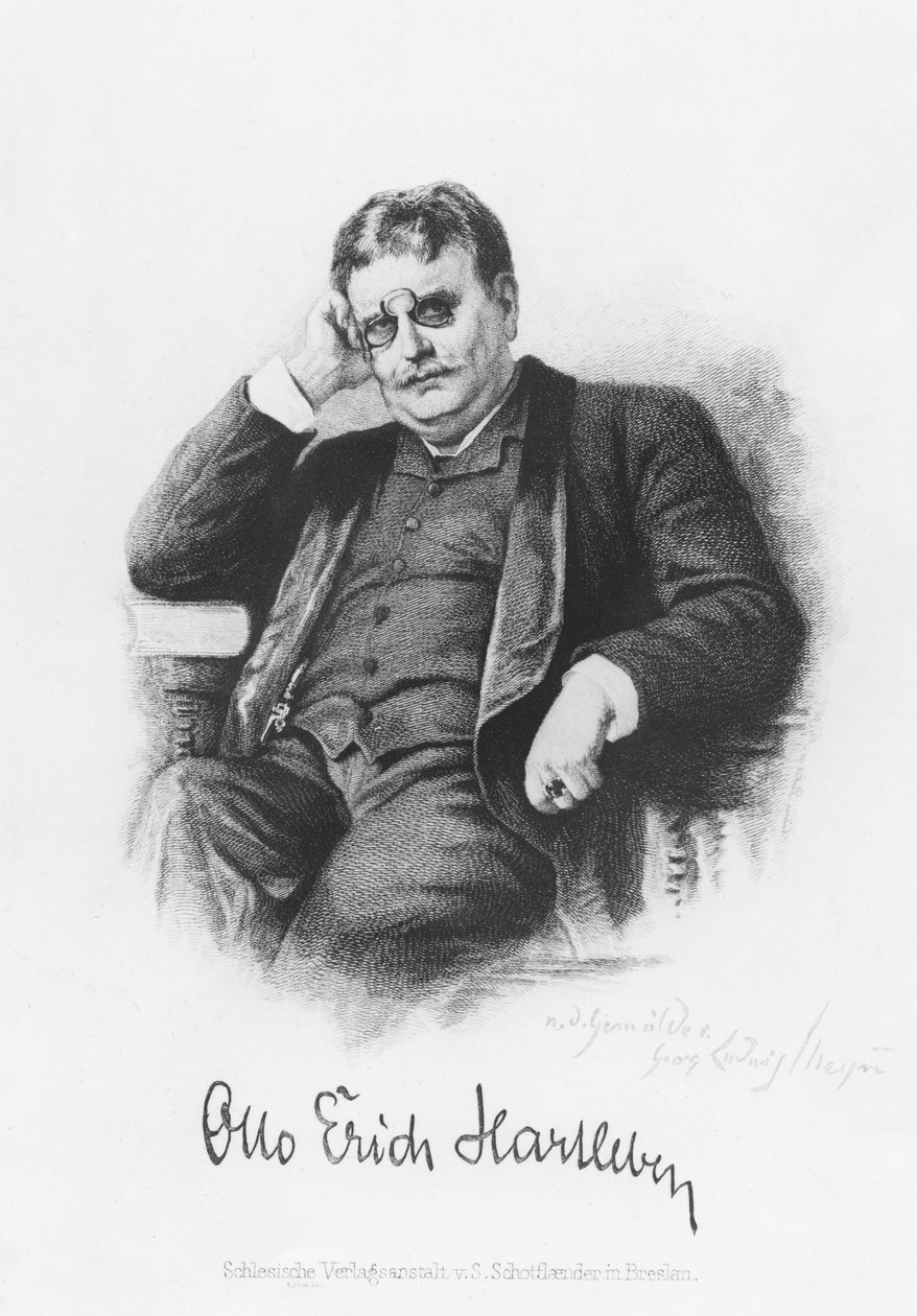 Otto Erich Hartleben (gravering) av German School