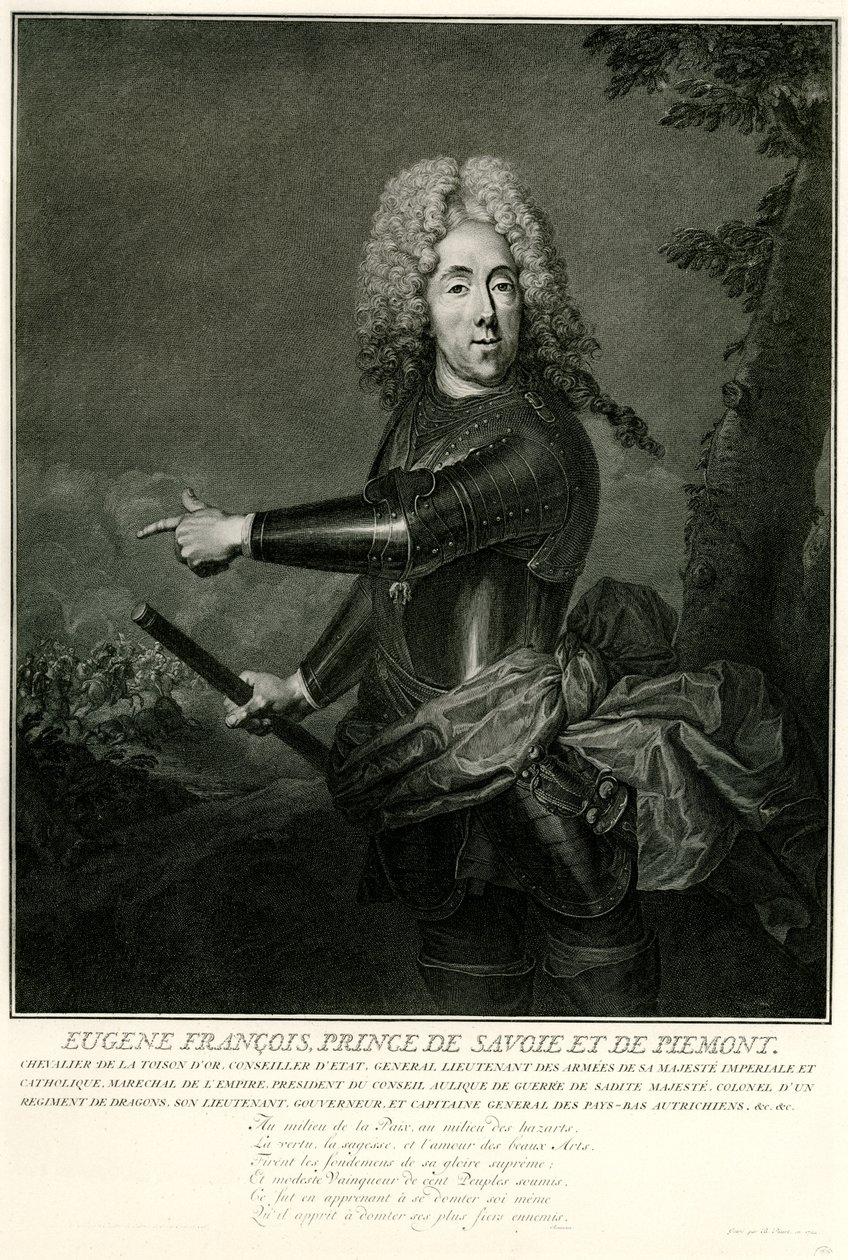 Prins Eugene av Savoy-Carignan av German School