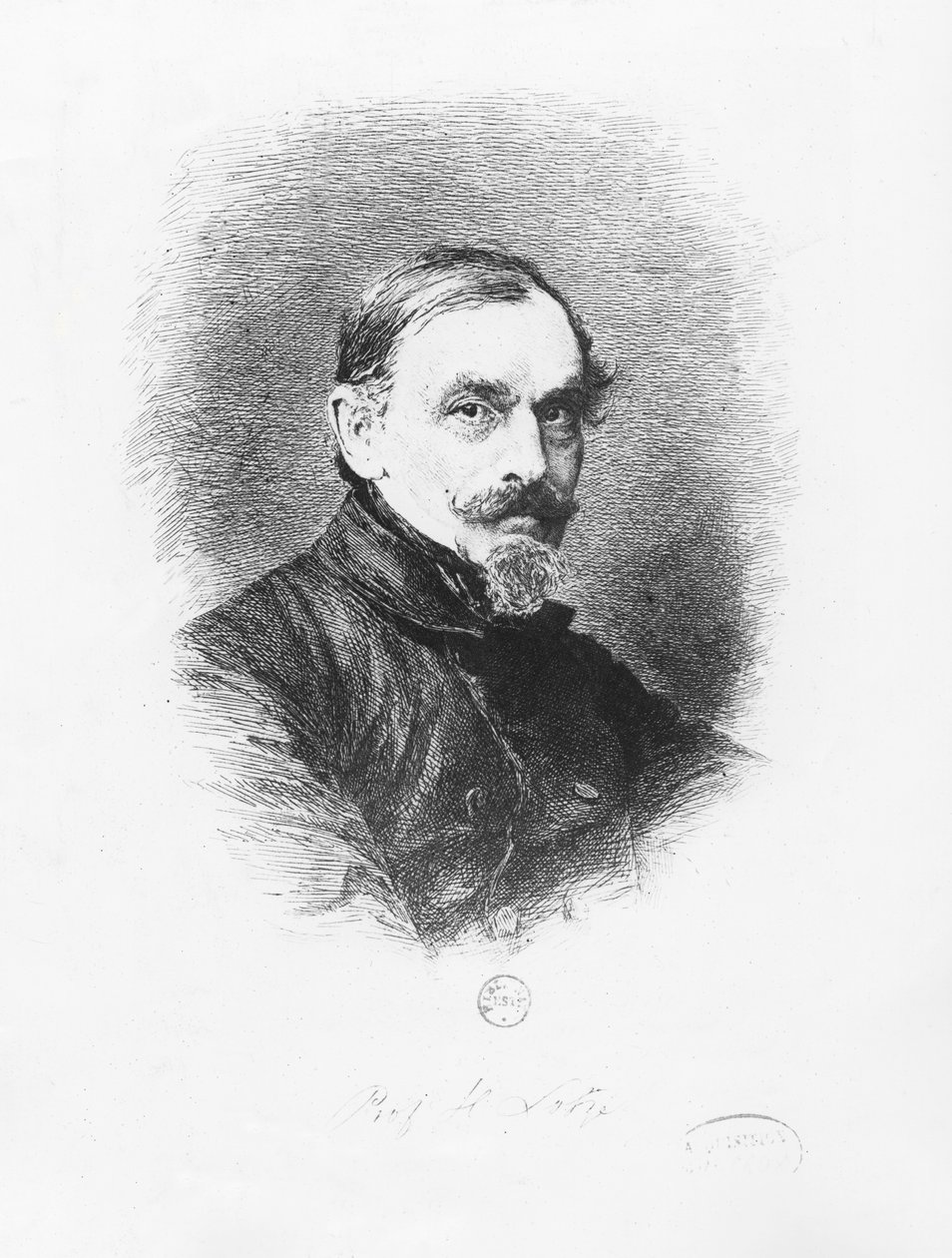 Rudolf Hermann Lotze (engraving) av German School