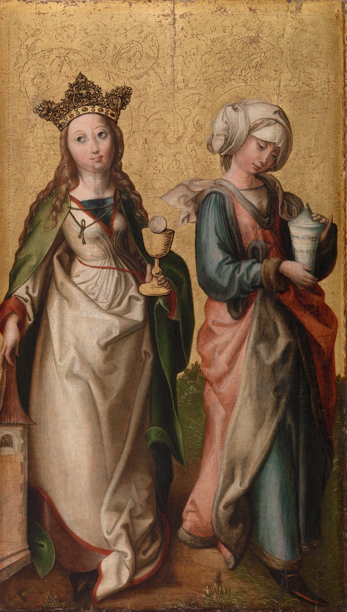 St. Barbara og St. Maria Magdalena av German School