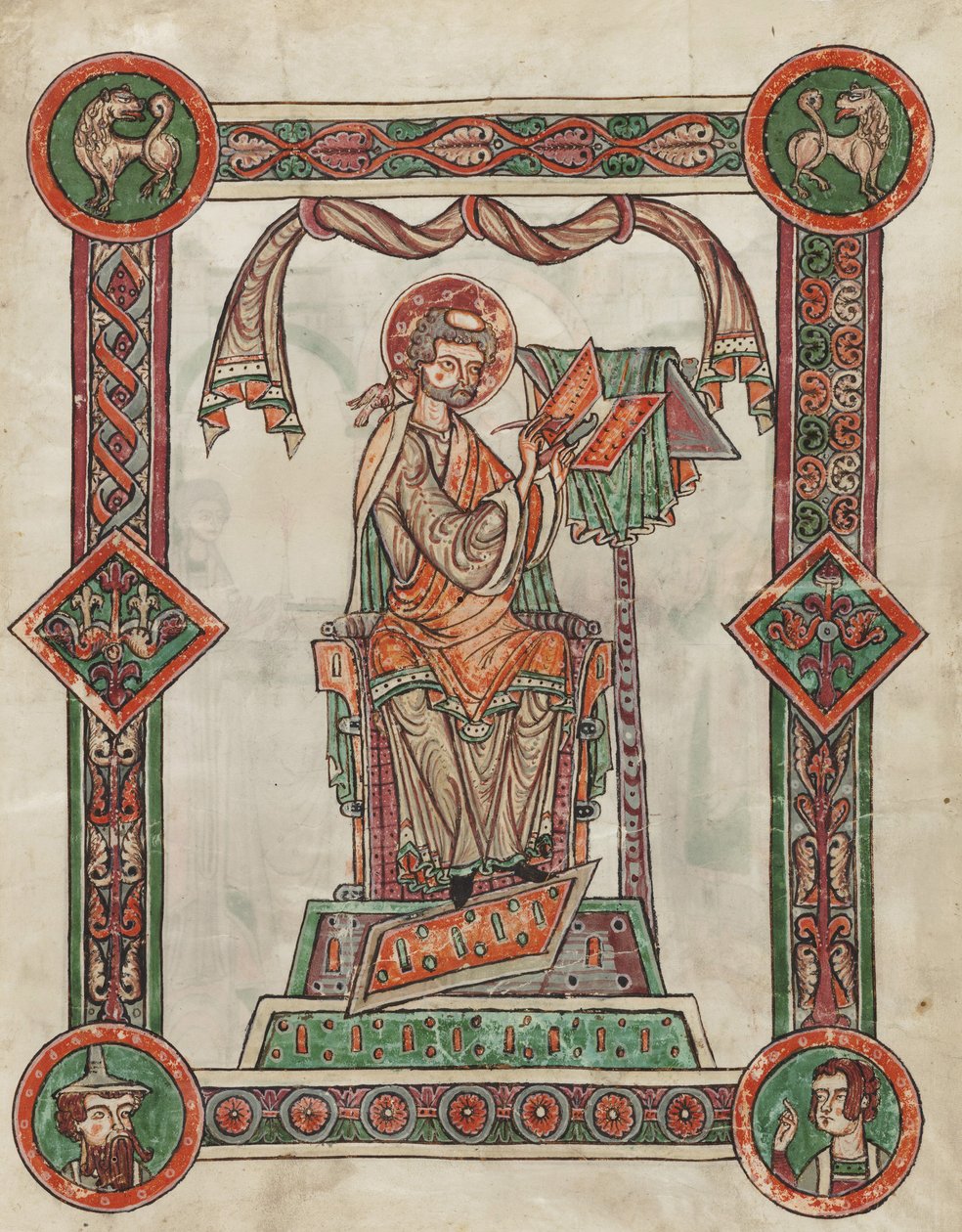 St. Gregory som forfatter, 1181-1200 av German School
