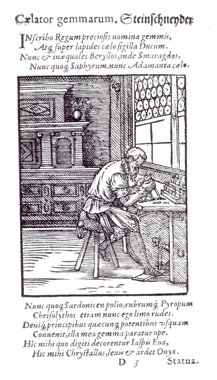 The Gem Engraver, utgitt av Hartman Schopper av German School