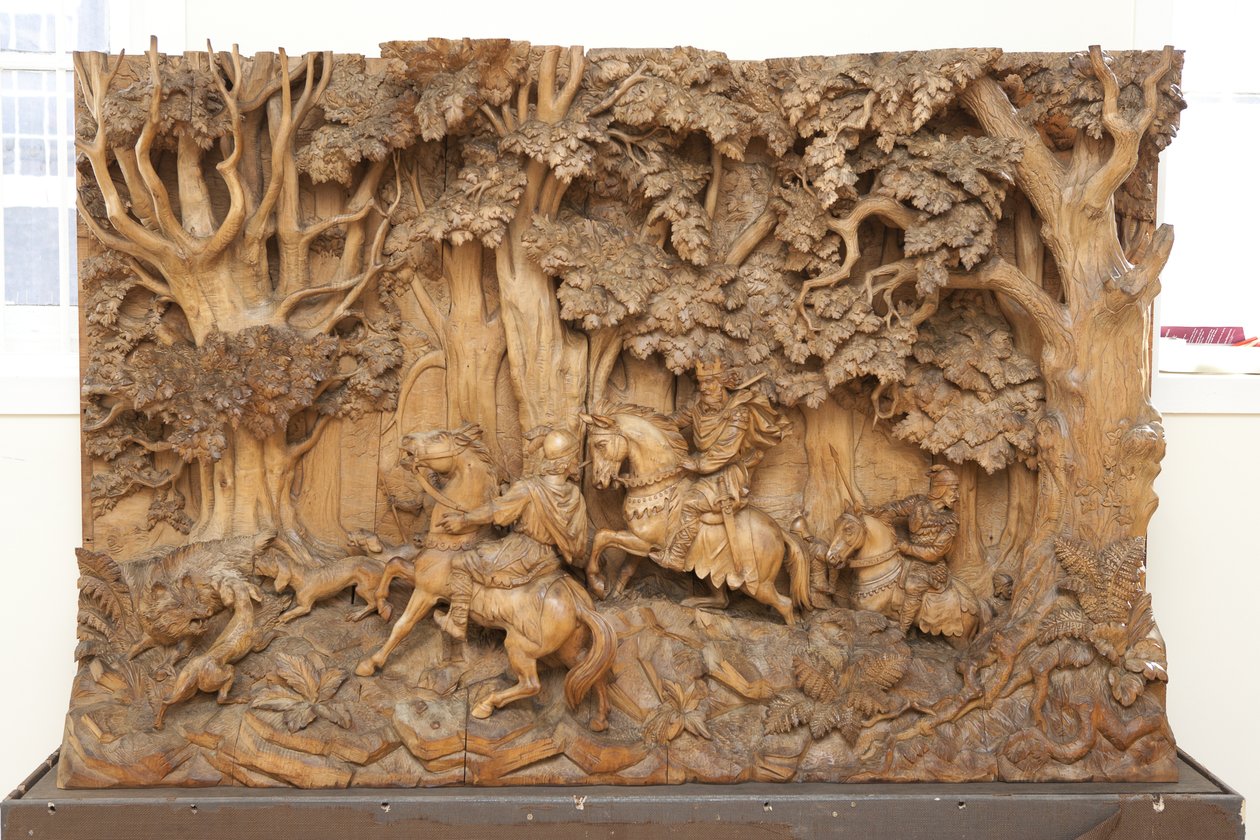 The Boar Hunt, ca. 1879 (tre) av Gerrard Robinson