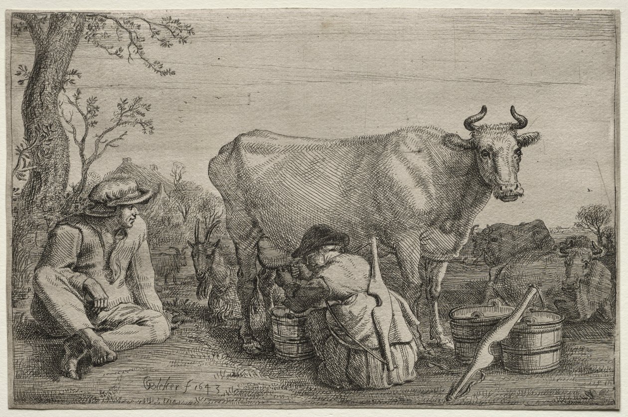 Melkejenta av Gerrit Claesz. Bleker