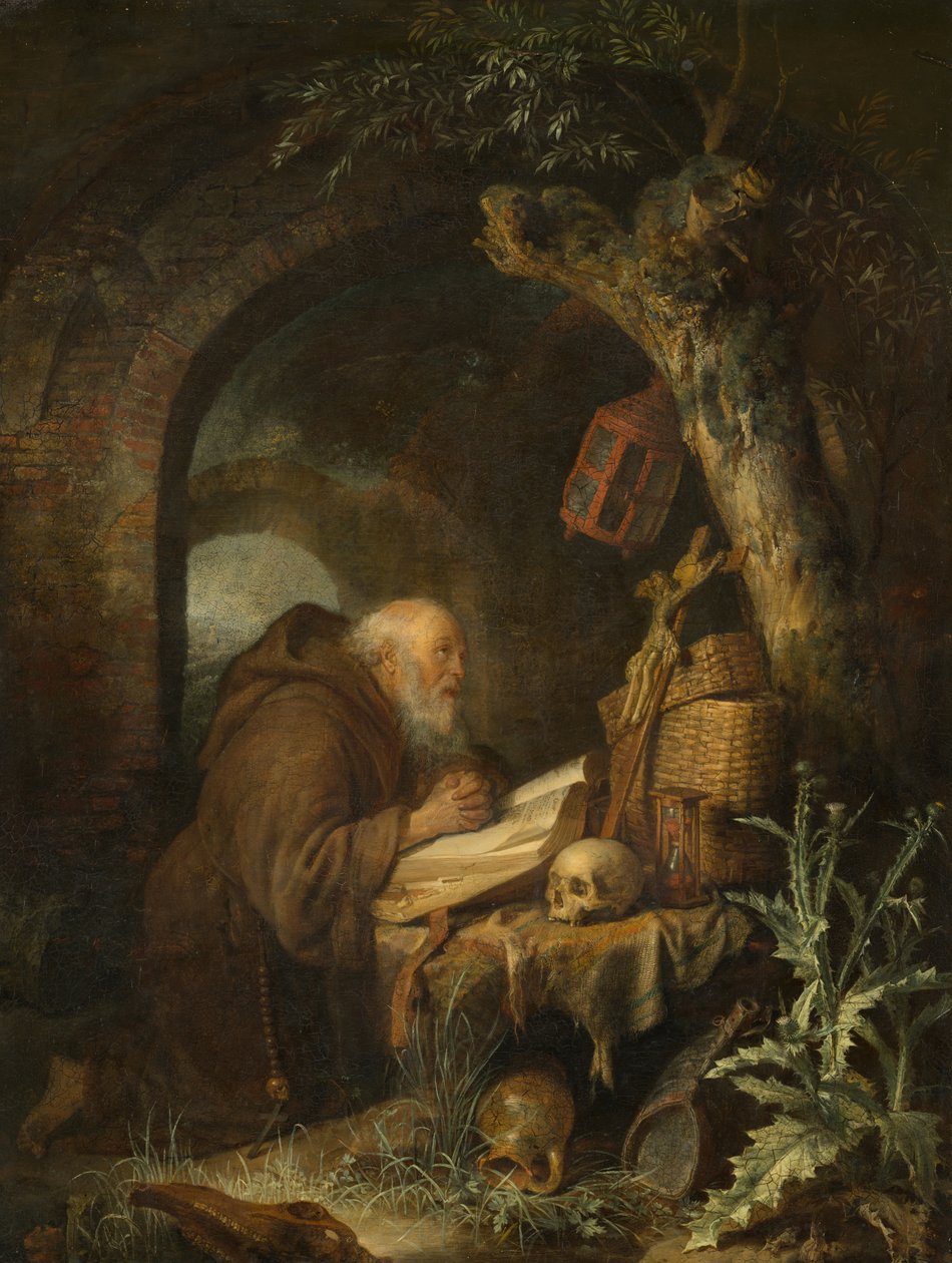 Eremitten av Gerrit Dou