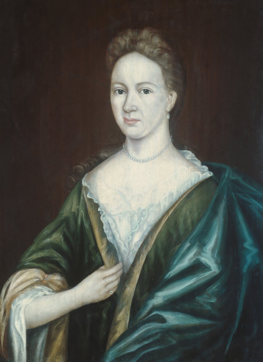 Mrs. Augustus Jay, ca. 1700. av Gerrit Duyckinck