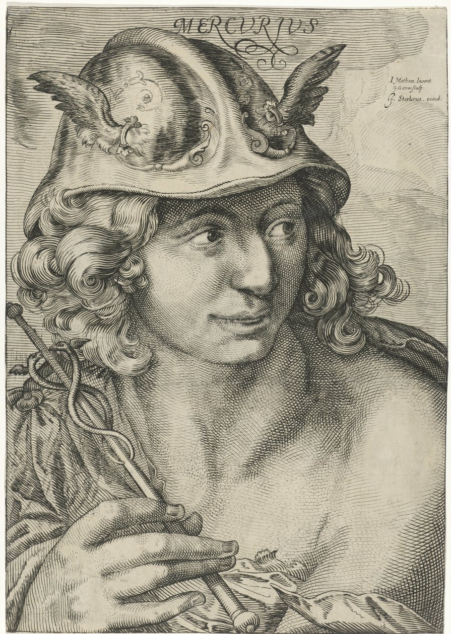 Mercurius Mercvrivs (tittel på objekt) av Gerrit Gauw