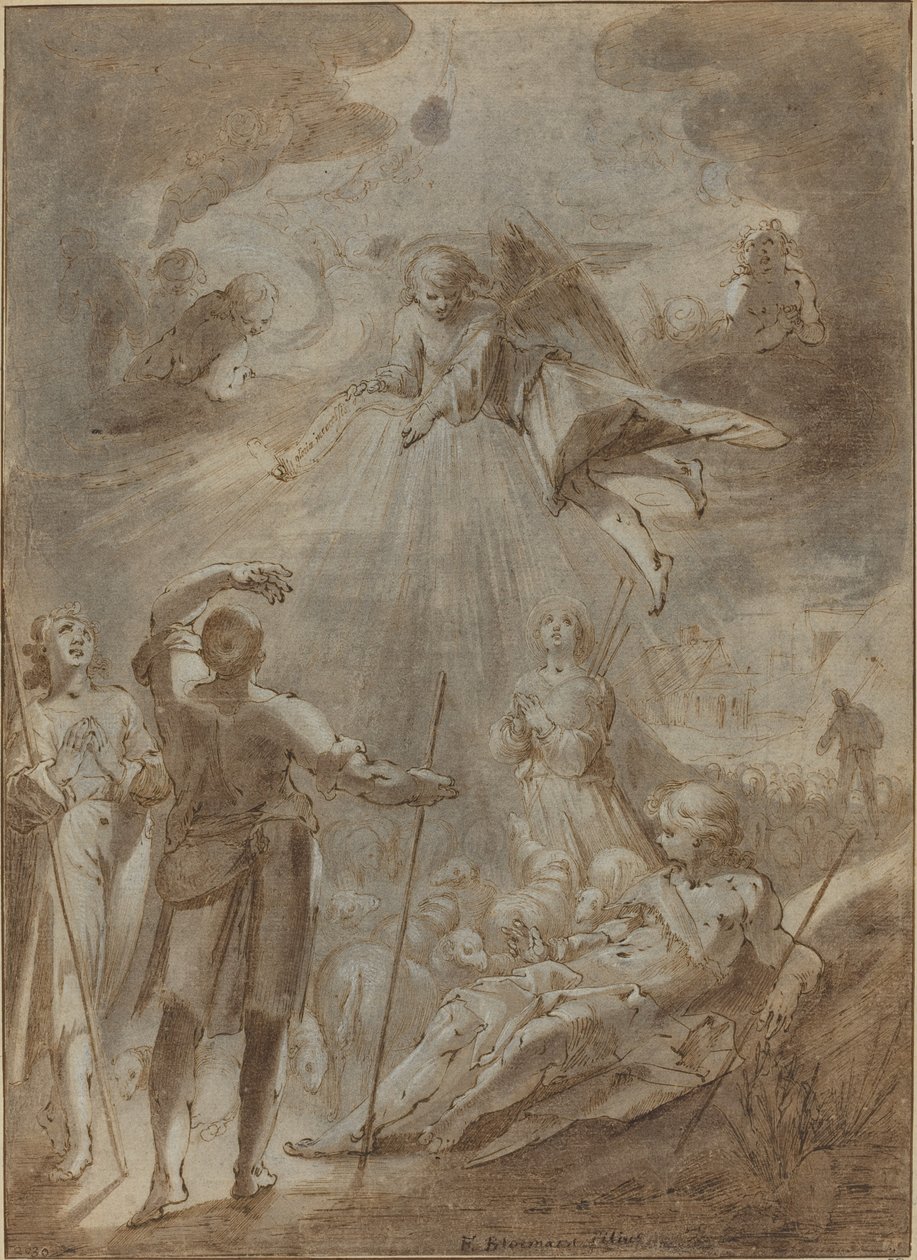 Bebudelse til hyrdene av Gerrit Pietersz Sweelinck