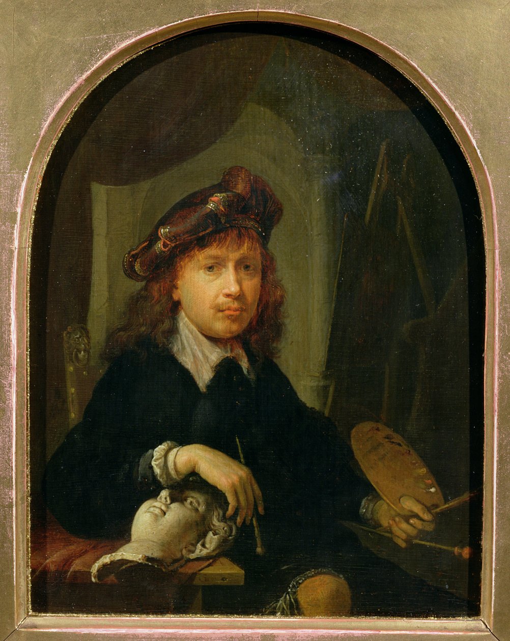 Selvportrett av Gerrit Dou