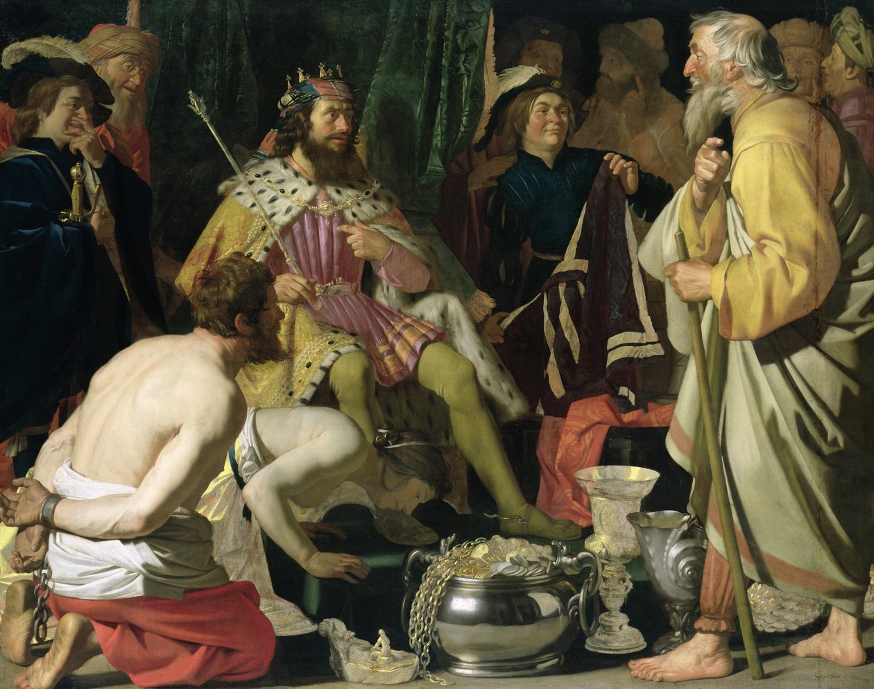 Croesus og Solon, 1624 av Gerrit van Honthorst