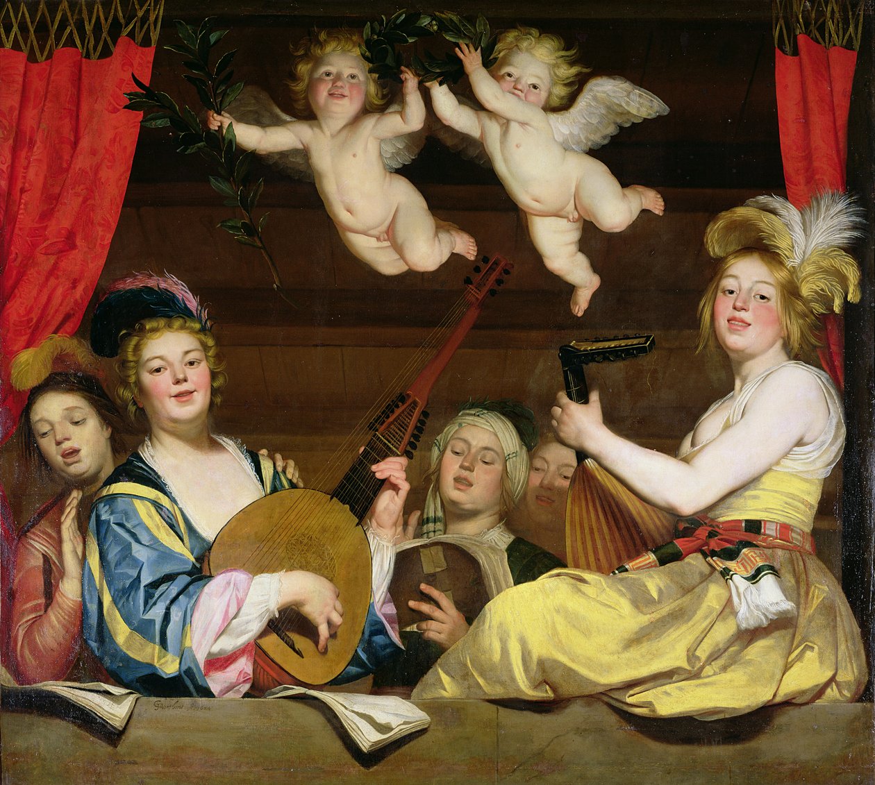 Konserten, 1624 av Gerrit van Honthorst