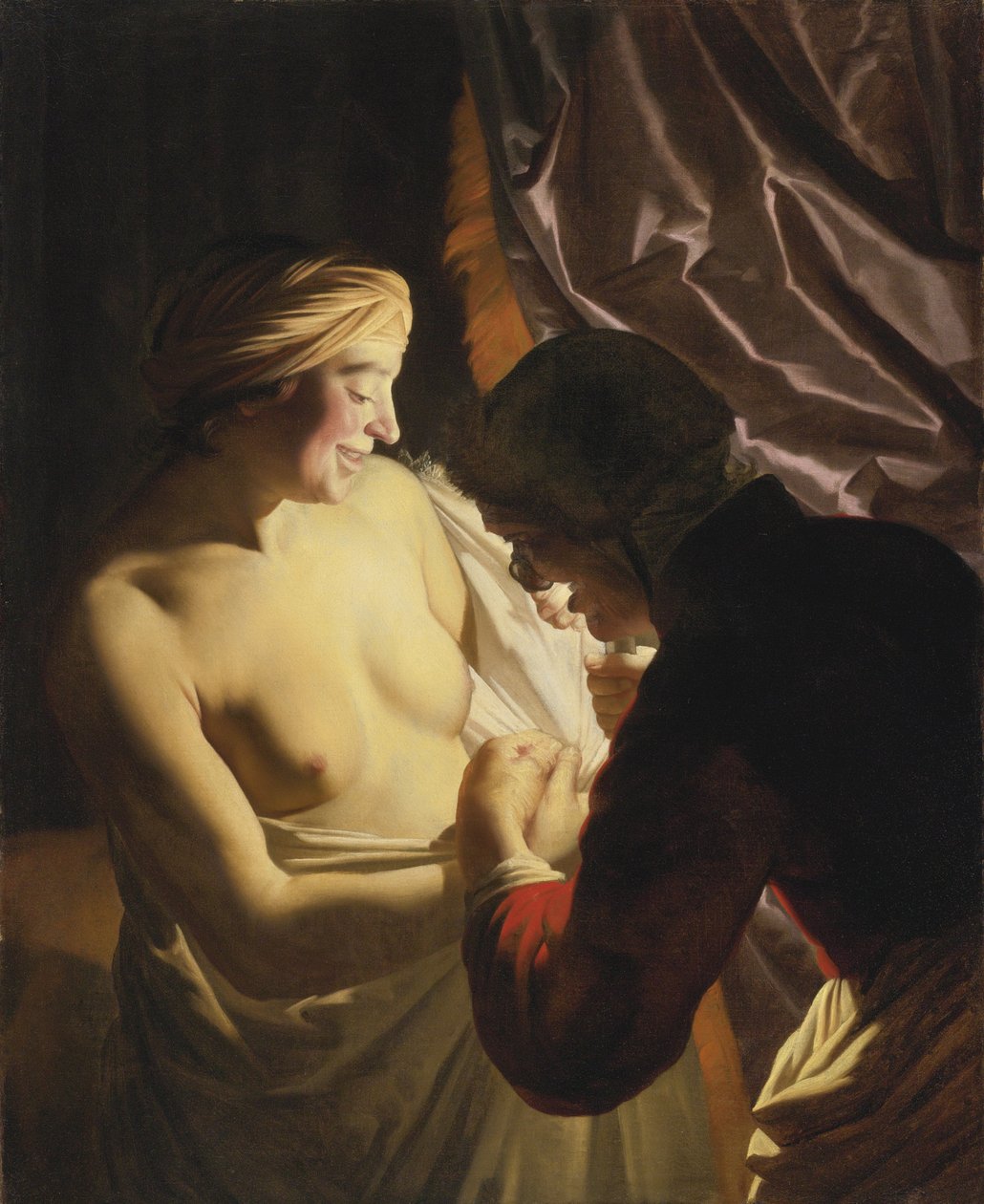 Loppejakten, ca. 1620 av Gerrit van Honthorst