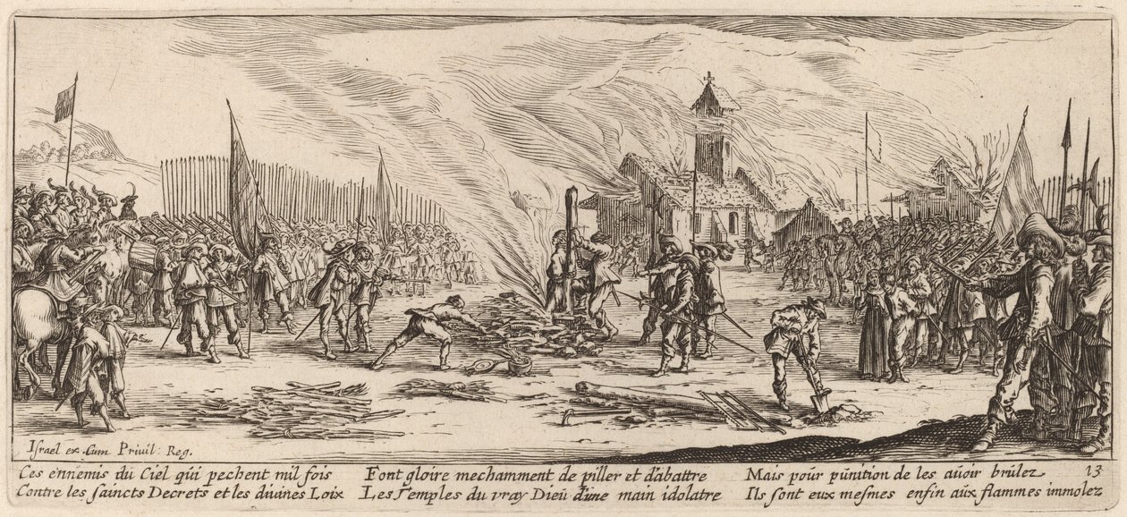 Staven av Gerrit van Schagen after Jacques Callot