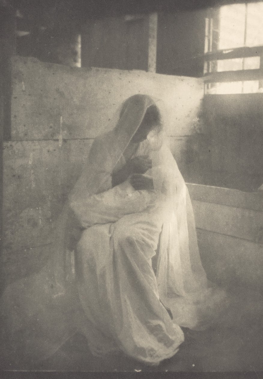 Krybben, ca. 1900. av Gertrude Käsebier