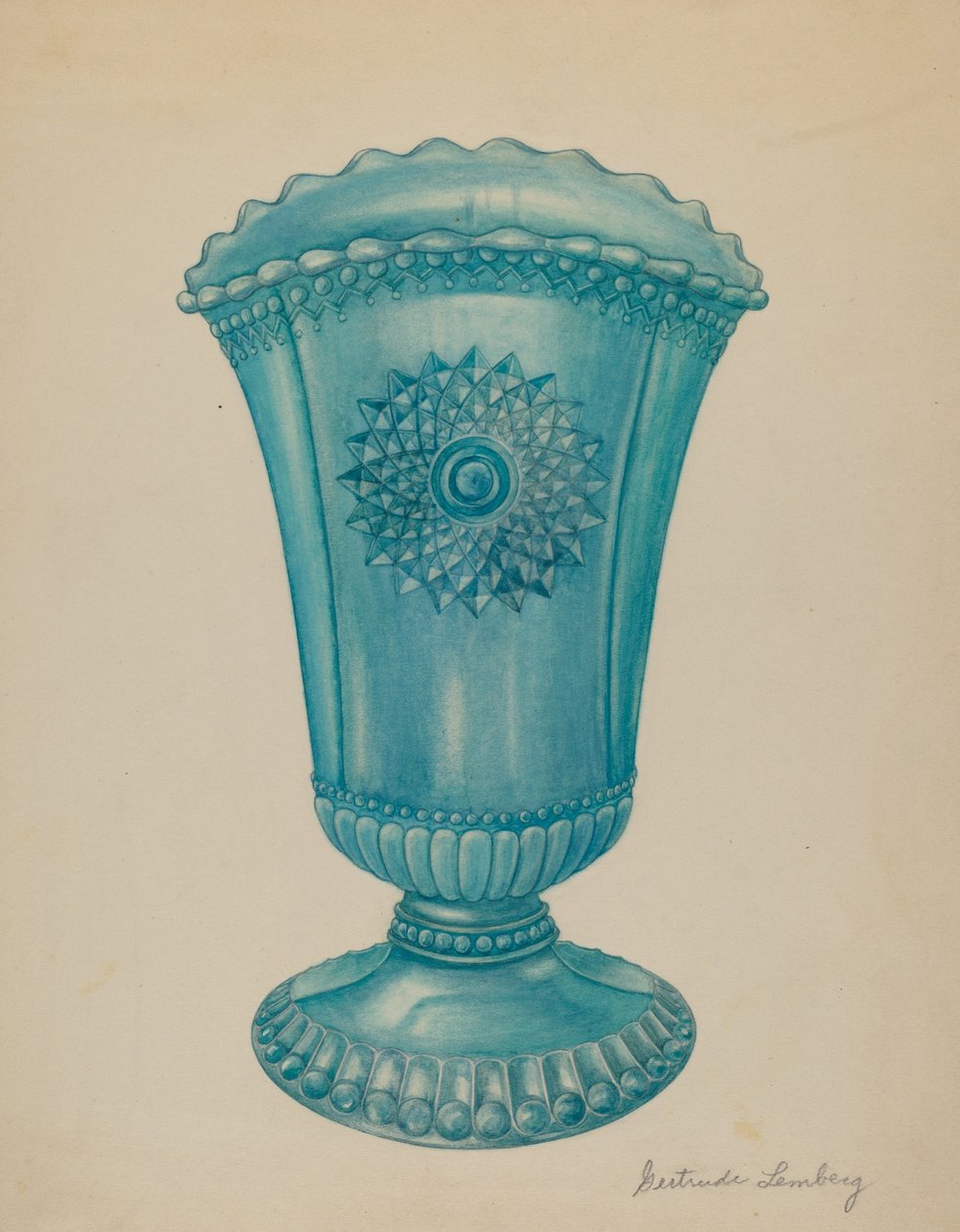 Vase, 19351942. av Gertrude Lemberg