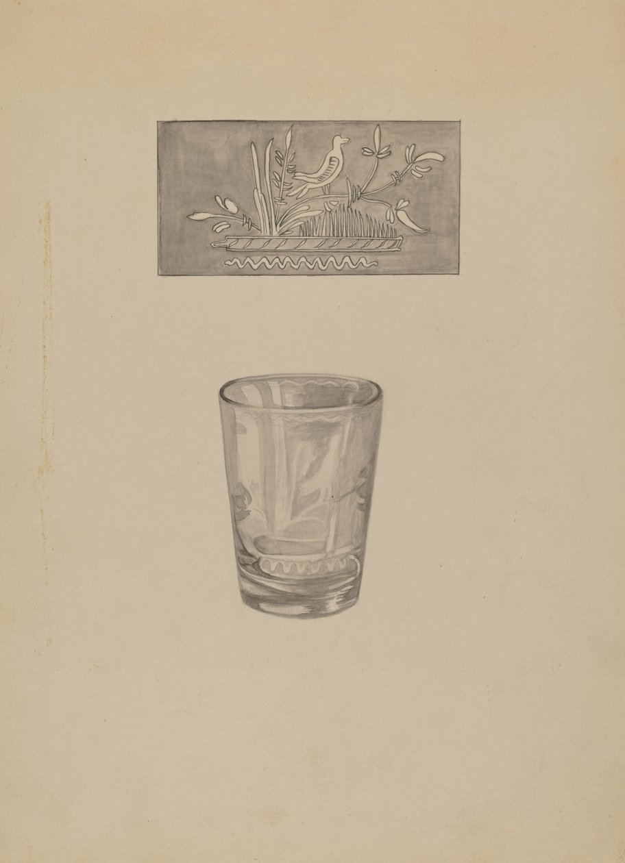 Whiskyglass, 19351942. av Gertrude Lemberg